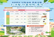 2019년 산림교육프로그램 7,8월 여름방학특강